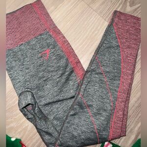Gymshark Gray and Pink Leggings